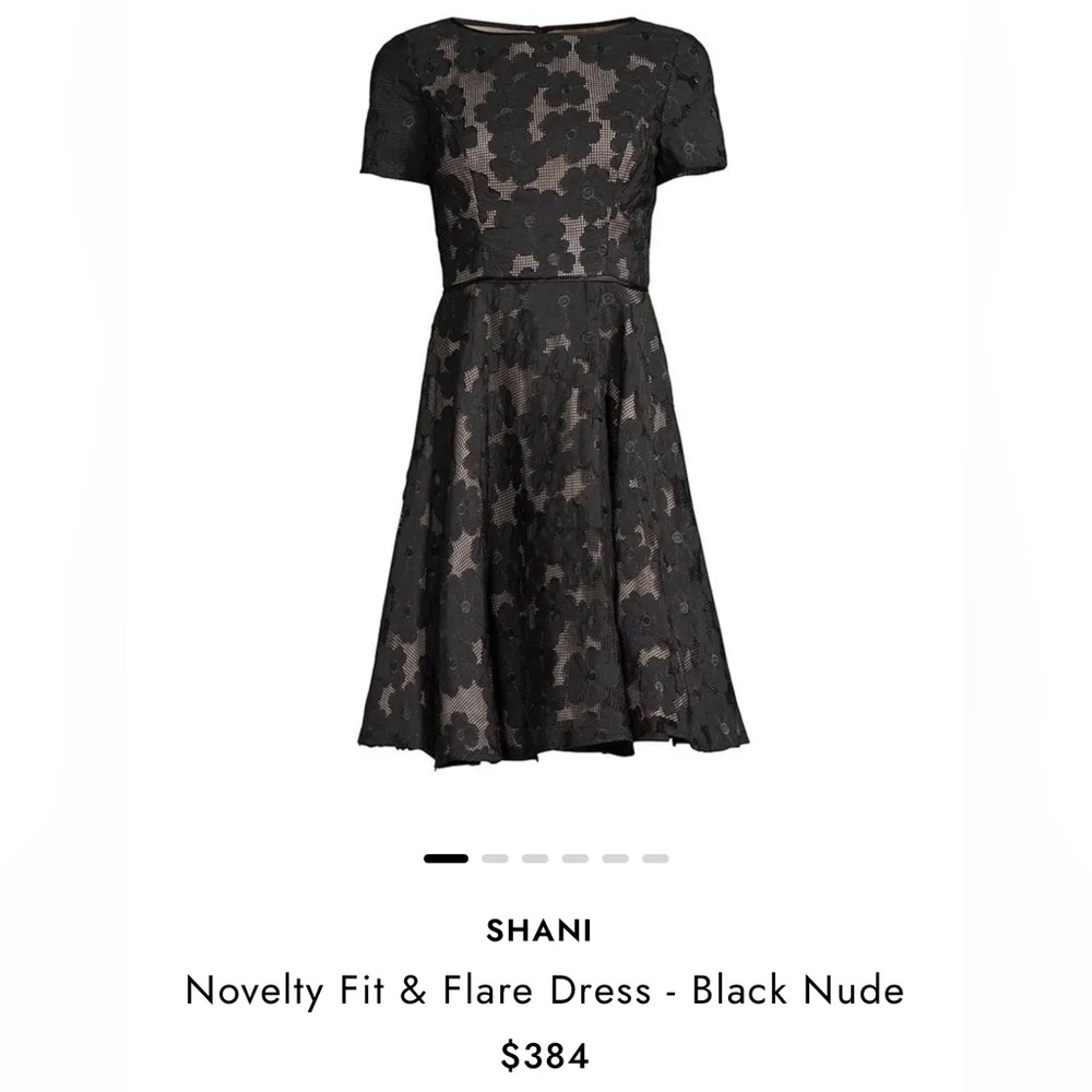 Worn once! Shani, Size 4 Flora Fit and Flare Cocktail Dress